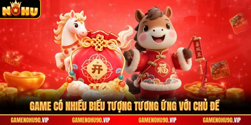 Game có nhiều biểu tượng tương ứng với chủ đề